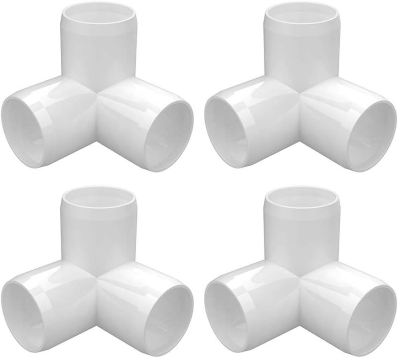 letsFix وصلات PVC ثلاثية 1-1/4 بوصة (4 عبوات)، من الدرجة الخاصة، موصلات أنابيب ثقيلة للسباكة، مشاريع DIY، وتجميع الأثاث المنزلي، متوافقة مع أنابيب PVC بحجم 1-1/4" من الجدول 40 - Image 1